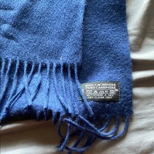 Pure Cashmere Blue Scarf